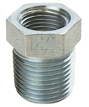 Hex Reducer Bushing 3/8" x 1/4"