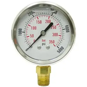 5,000 PSI Pressure Gauge