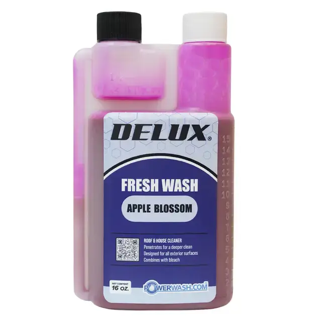 DELUX Fresh Wash  Apple Blossom House Wash & Roof Wash - Proportioning Soft Wash Detergent Delux Apple Blossom