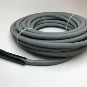 Pressure Wash Hose‐ Single Wire , Gray 50' Rough Skin, Non Marking 4000 psi  275 degree