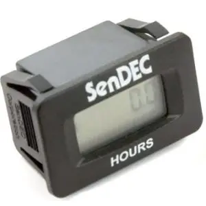 AC/DC Digital Service Hour Meter with 100/500 Maintenance Alert 5-277V