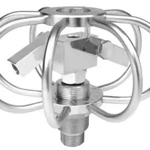 Mosmatic Duct Spinner - 12" Diameter 3-Nozzle Duct Spinner 3/8" (Adjustable Arm)