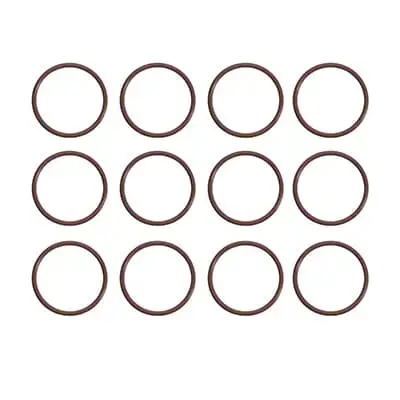 3/8 Inch O Rings For Quick Couplers Viton Brown Chemical Resistant (Set of 10)